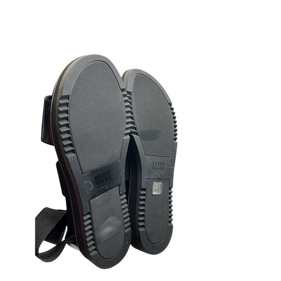 Eileen Fisher Sport Tumbled Patent Leather Sneaker Sandal Size 7.5 Women’s - Picture 8 of 10